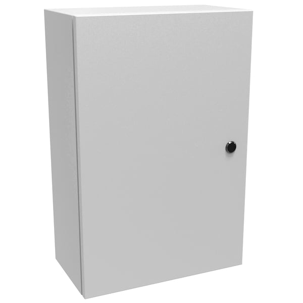 Hammond Slotted 1/4 Turn Latch Electrical Enclosures, 24 in H, 8 in D, 16 in W EN4SD24168LG - main